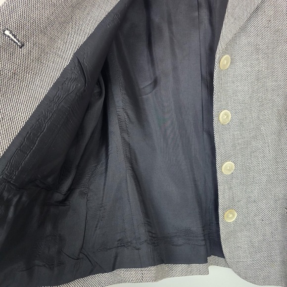 LAUREN Ralph Lauren Womens Linen Herringbone Blazer 14 Classic preppy chic - Picture 5 of 11